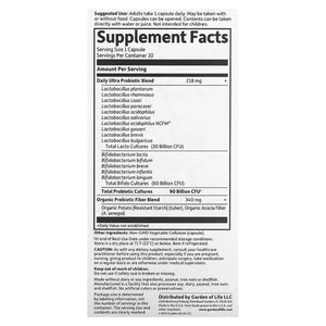 Dr. Formulated Once Daily Ultra 30 vegcaps Garden of life