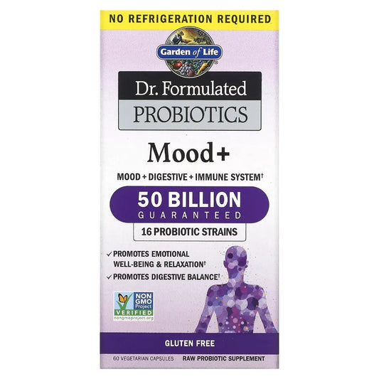 Dr. Formulated Probiotics Mood+ Shelf Stable Garden of life