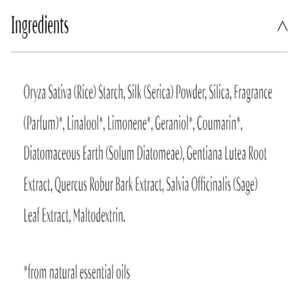 Silk Body Powder Dr Hauschka Skincare