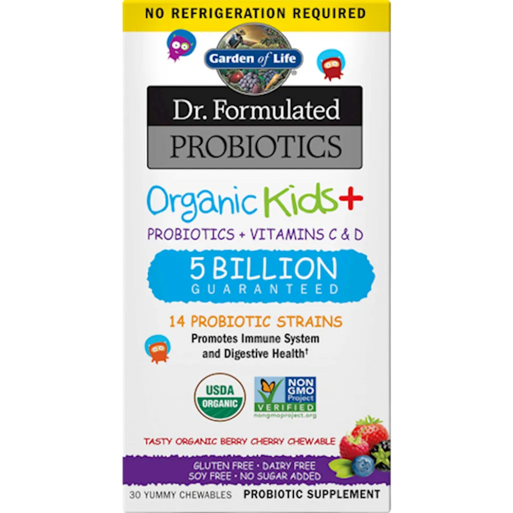 Dr. Formulated Probiotics Organic Kids+ Shelf-Stable Garden of Life
