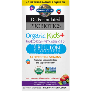 Dr. Formulated Probiotics Organic Kids+ Shelf-Stable Garden of Life