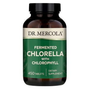 Dr. Mercola Fermented Chlorella with Chlorophyll 450 Tablets Dietary Supplement