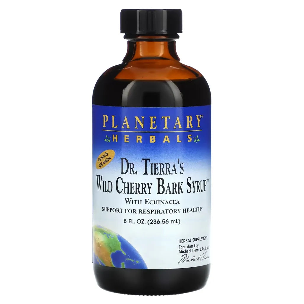 Dr.Tierra's Wild Cherry Brark Syrup Planetary Herbals