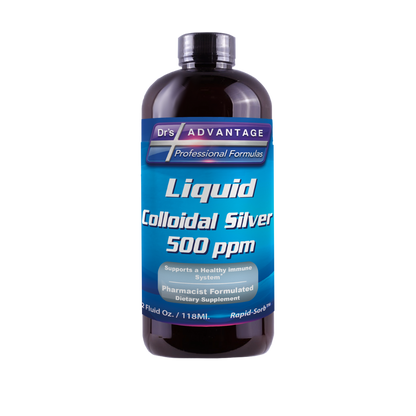 Colloidal Silver 500 ppm 2 oz Drs Advantage