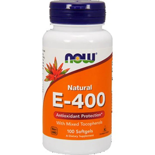 E-400 (Mixed Tocopherols) softgels NOW