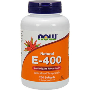 E-400 (Mixed Tocopherols) softgels NOW