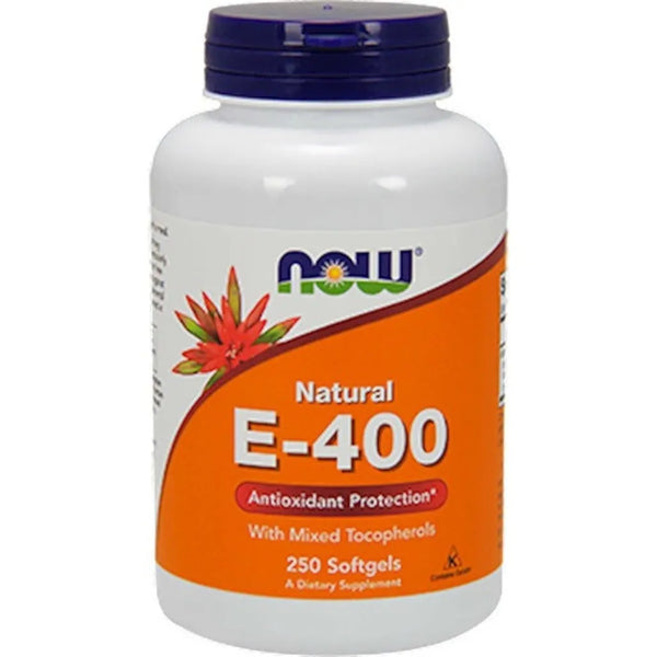 E-400 (Mixed Tocopherols) softgels NOW