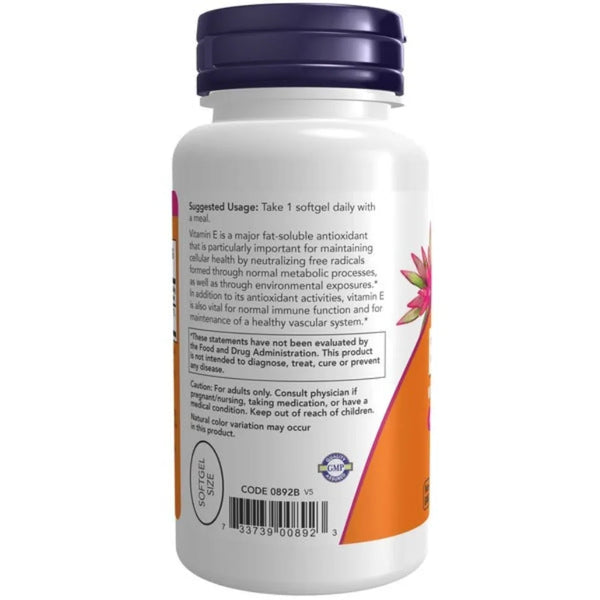 E-400 (Mixed Tocopherols) softgels NOW