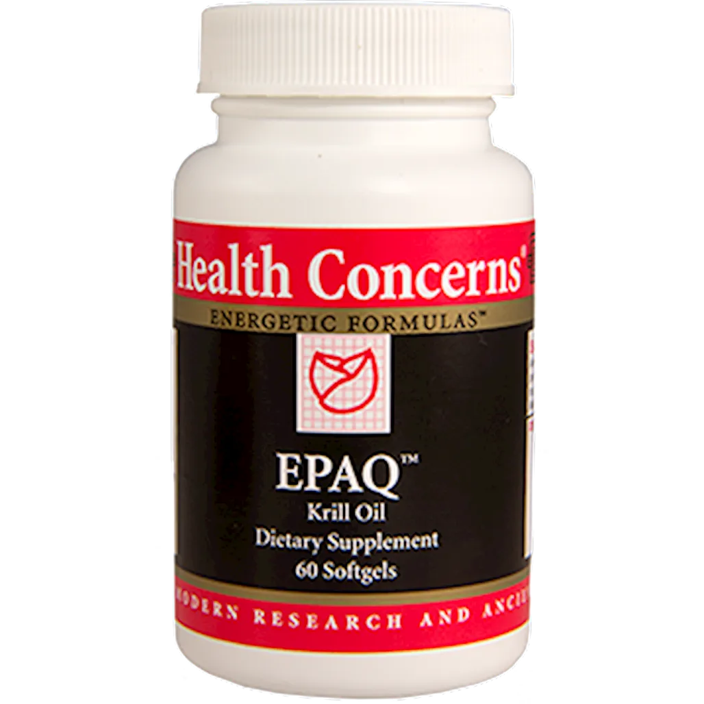 EPAQ Krill Oil 500 mg 60 gels Health Concerns