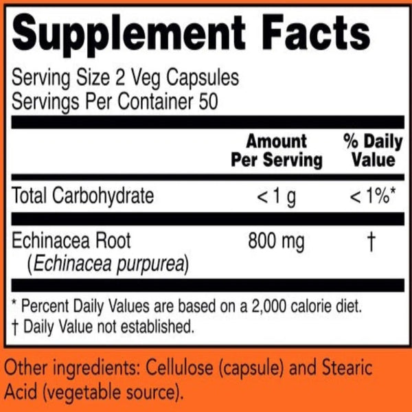Echinacea Root 400 mg NOW