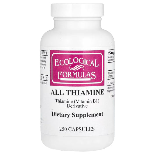 Ecological Formulas Allithiamine Vitamin B1 50mg - Promotes Healthy Brain Function