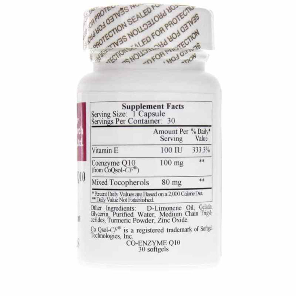 Co-Enzyme Q10 100 mg Ecological Formulas