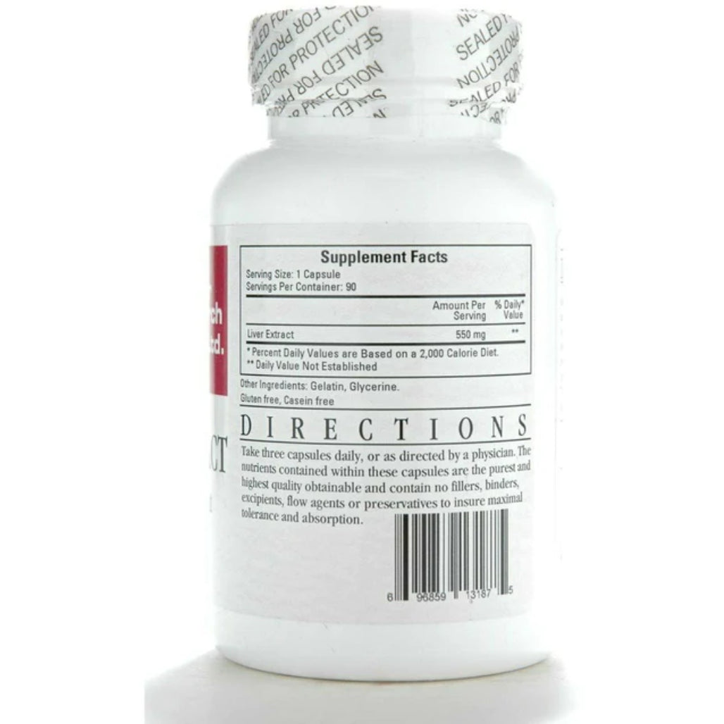 Liver Extract 550 mg Ecological Formulas