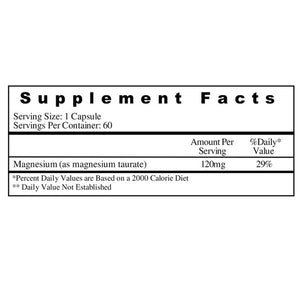 Magnesium Taurate 125 mg Ecological Formulas