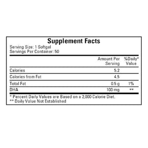 Neuromins DHA 100 mg Ecological Formulas