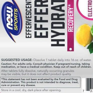 Effer Hydrate Lemon Lime NOW