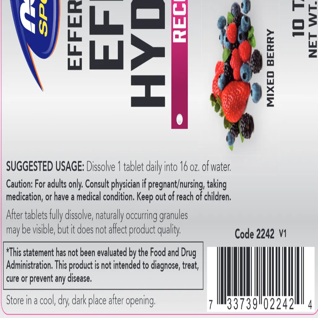 Effer Hydrate Mixed Berry NOW