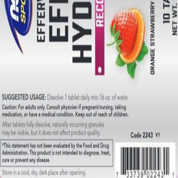  Effer-Hydrate Orange Strawberry NOW