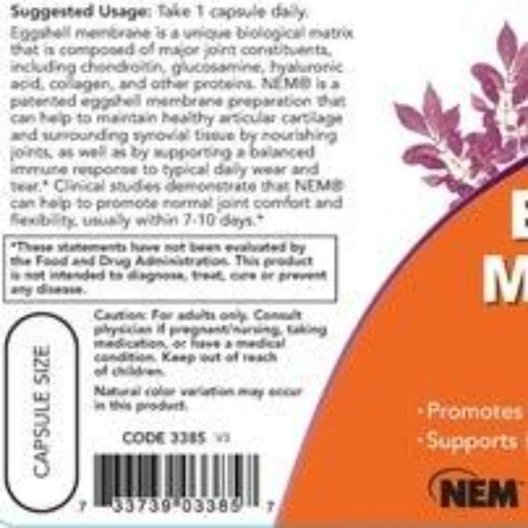 Eggshell Membrane 500 mg NOW