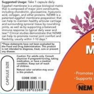 Eggshell Membrane 500 mg NOW