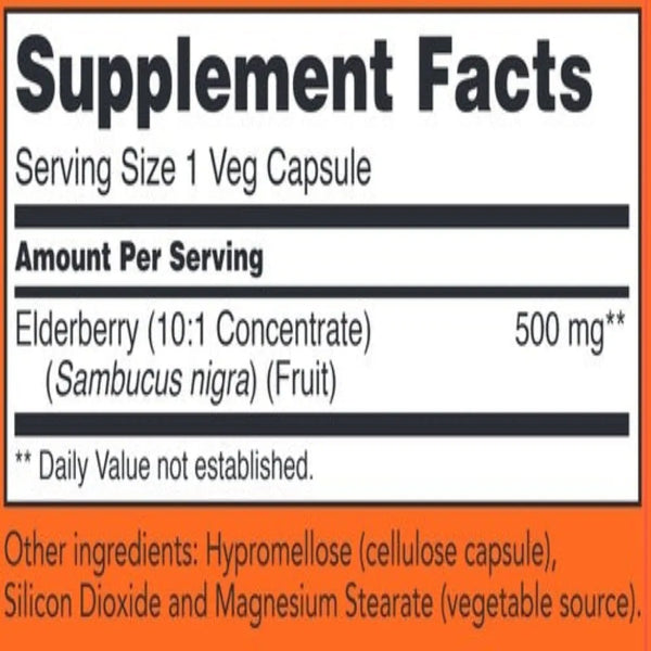 Elderberry 500 mg NOW
