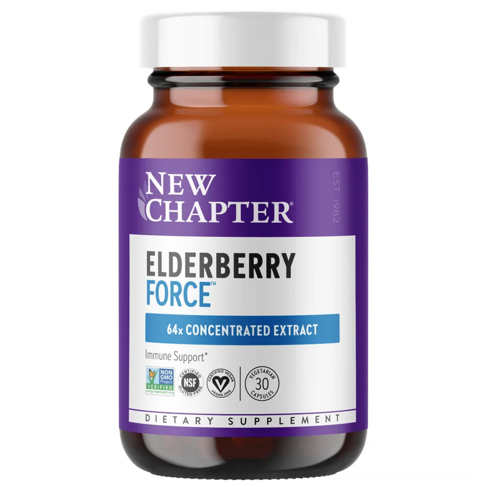 New Chapter Elderberry Force - Supports immune system health with immune-supportive benefits