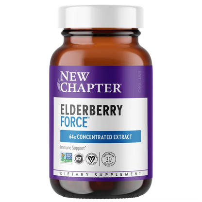 New Chapter Elderberry Force - Supports immune system health with immune-supportive benefits