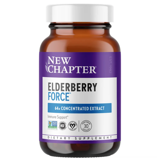 New Chapter Elderberry Force - Supports immune system health with immune-supportive benefits