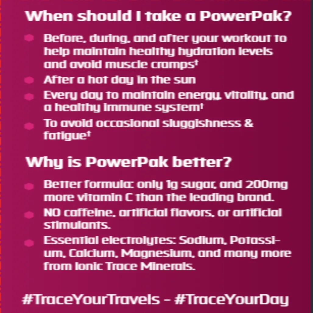 Elect Power Pak Mixed Berry Trace Minerals Research