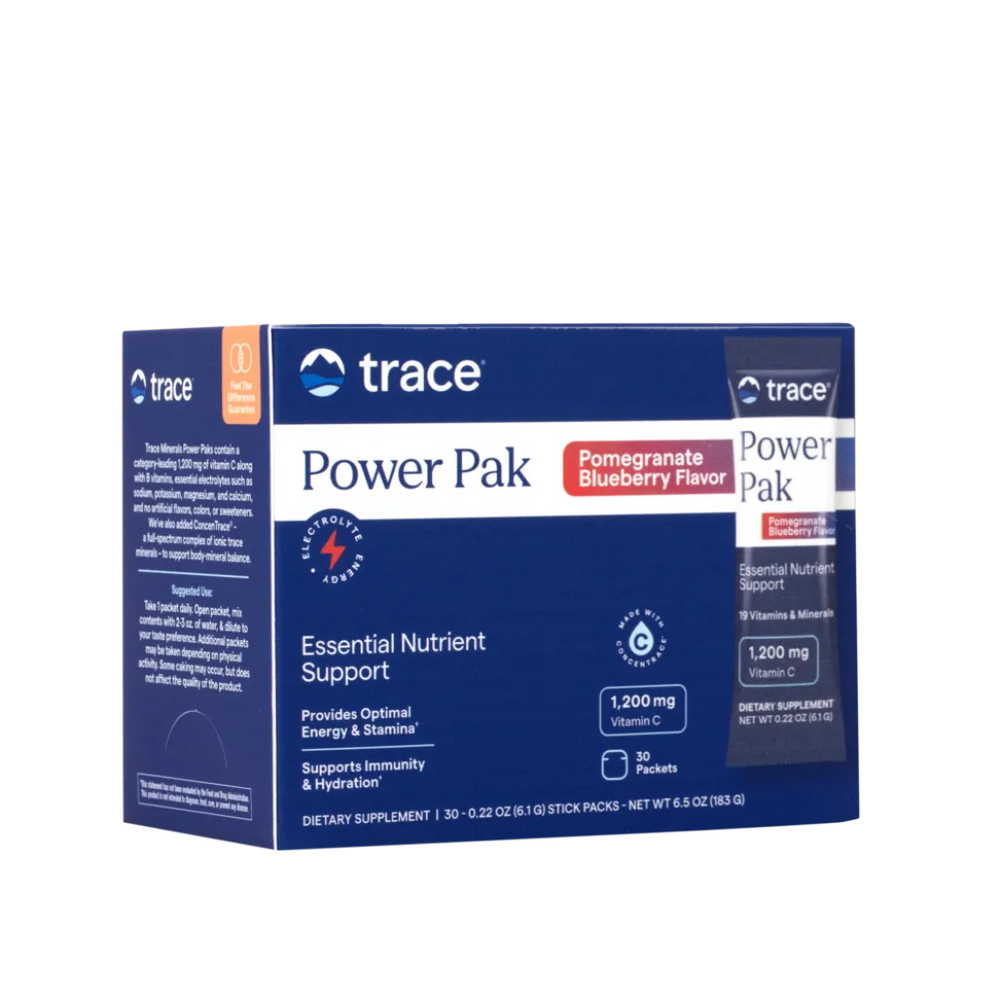 Trace Minerals Research Power Pak Pom-Blueberry - Supplement Ingredients