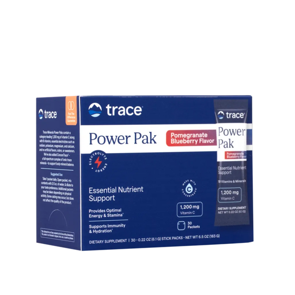 Trace Minerals Research Power Pak Pom-Blueberry - Supplement Ingredients