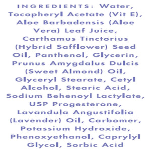 Pro-Gest Paraben-Free Lavender Emerita