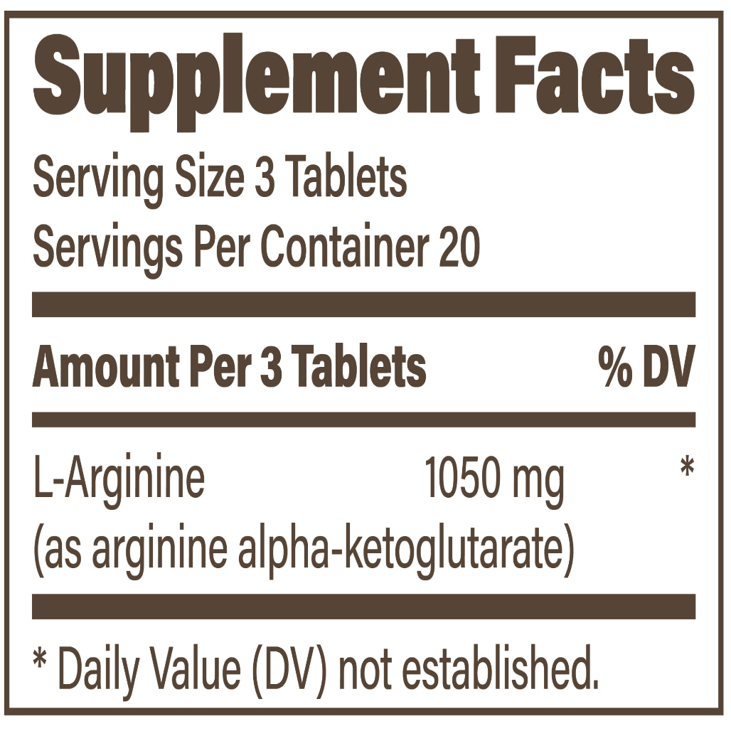 L-Arginine 350 mg SR Endurance Product Company