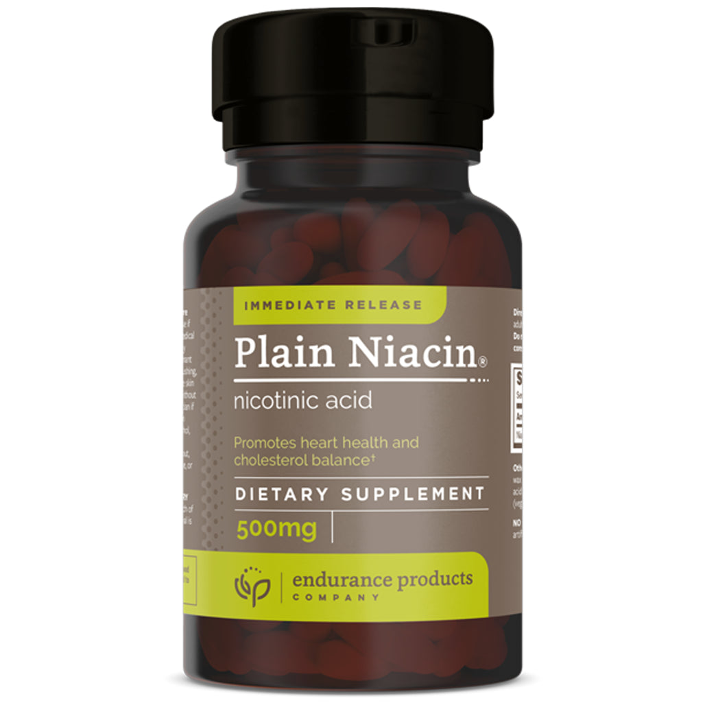 Plain Niacin 500 mg IR Endurance Product Company