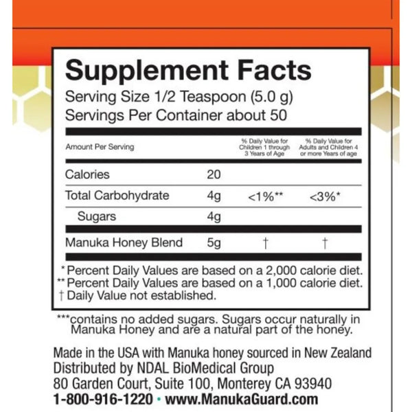 Energy Plus Manuka Honey Blend MGO 40 by ManukaGuard