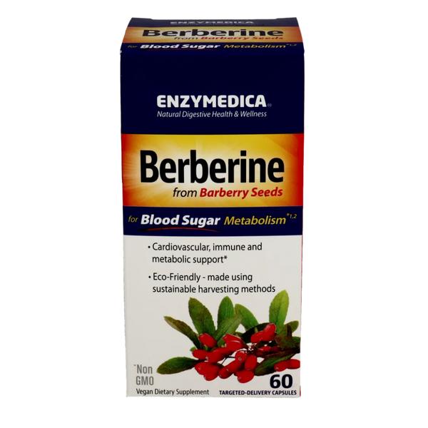 Enzymedica Berberine - 60 Capsules | Support Cardiovascular Health