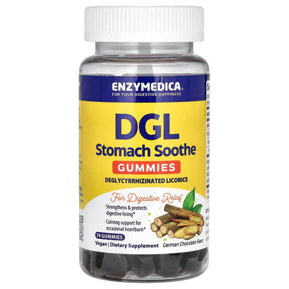 DGL Stomach Soothe 74 gummies enzymedica