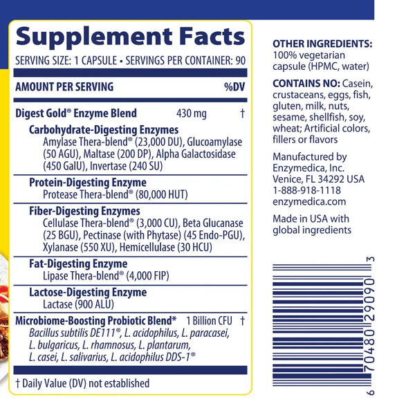 Digest Gold + Probiotics Enzymedica