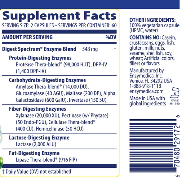 Digest Spectrum Enzymedica