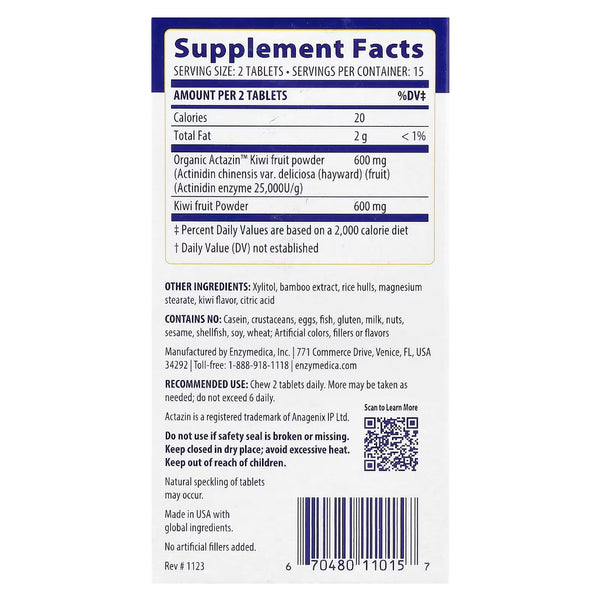 Kiwi Regularity Chewables Enzymedica
