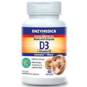 Organic Vitamin D3+K2 Enzymedica