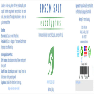 Epsom Salt, Eucalyptus, Pharmaceutic-Grade