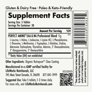 Essential Aminos Tablets by LifeWorks Nutritionals