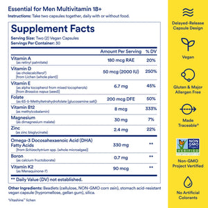 Essential for Men Multivitamin 18+