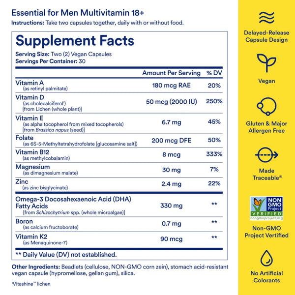 Essential for Men Multivitamin 18+