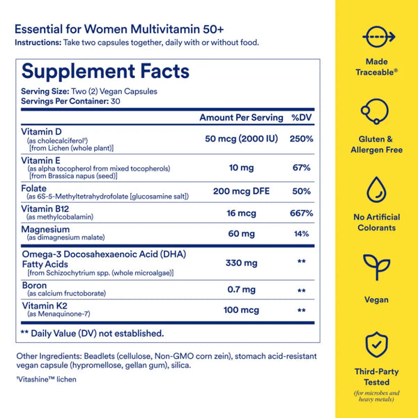 Essential for Women Multivitamin 50+