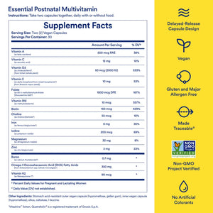 Essential for Women Postnatal Multivitamin