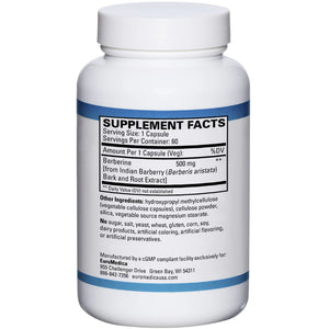 Berberine 500 mg Metabolic Support EuroMedica