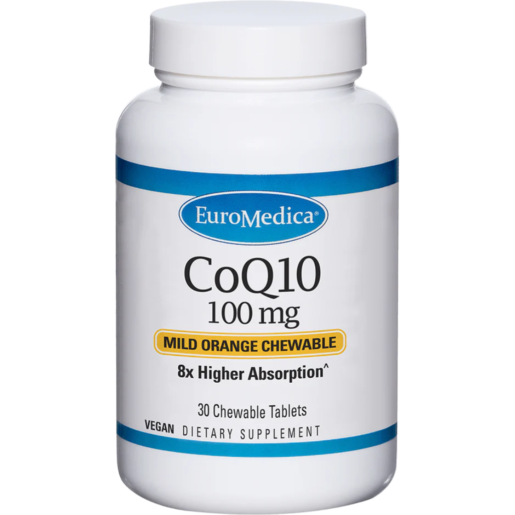 EuroMedica CoQ10 100mg Mild Orange 