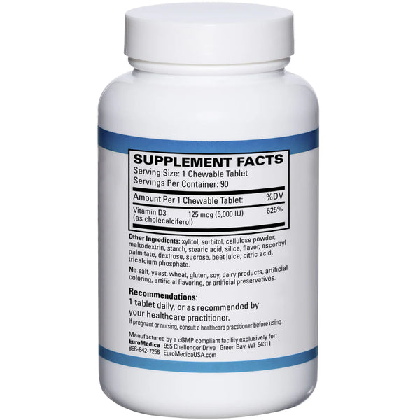 Vitamin D3 5,000IU Mixed Berry EuroMedica